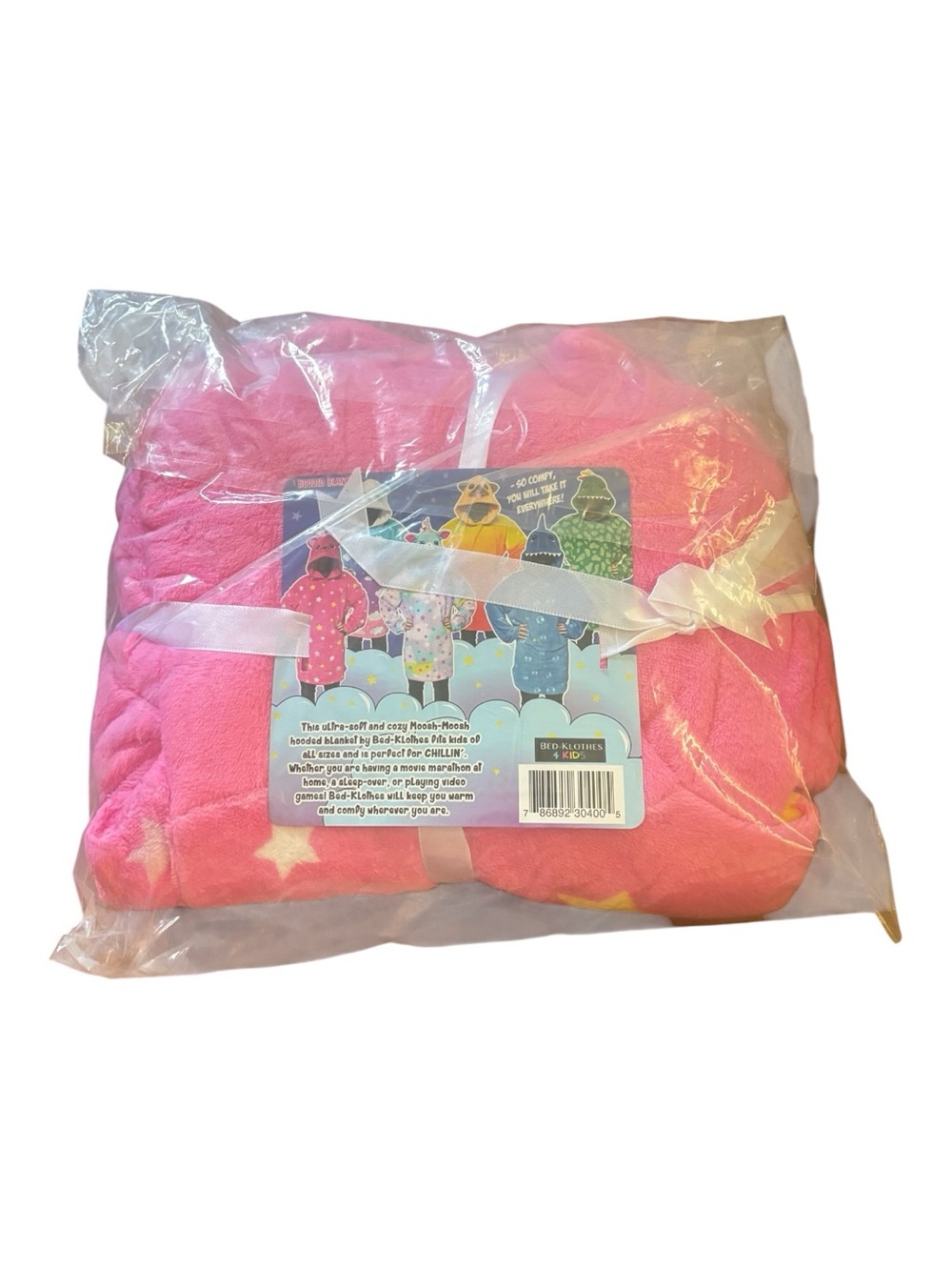 Moosh Moosh kids Unicorn Plush Hooded Blanket - OSFM NWT